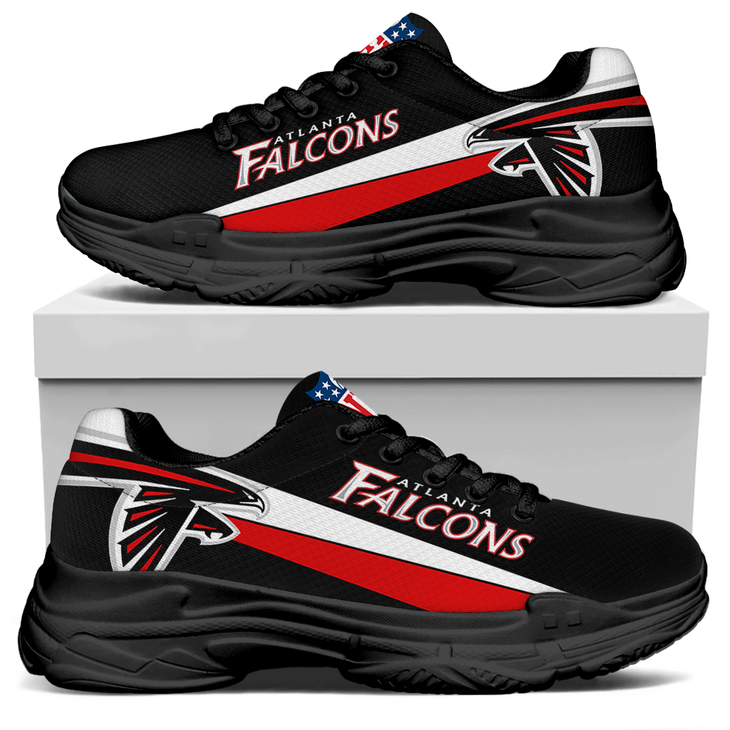 Men's Atlanta Falcons Edition Chunky Sneakers With Line 002 Men's Atlanta Falcons Edition Chunky Sneakers With Line 002